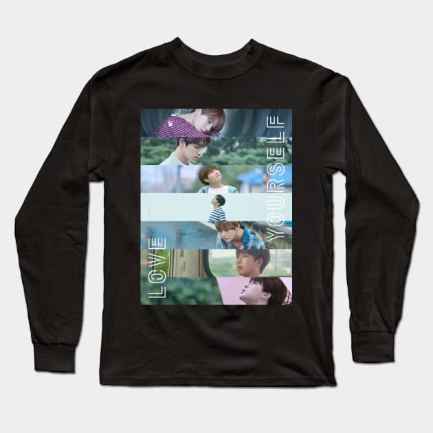 BTS LOVE YOURSELF Long Sleeve T-Shirt by YoshFridays